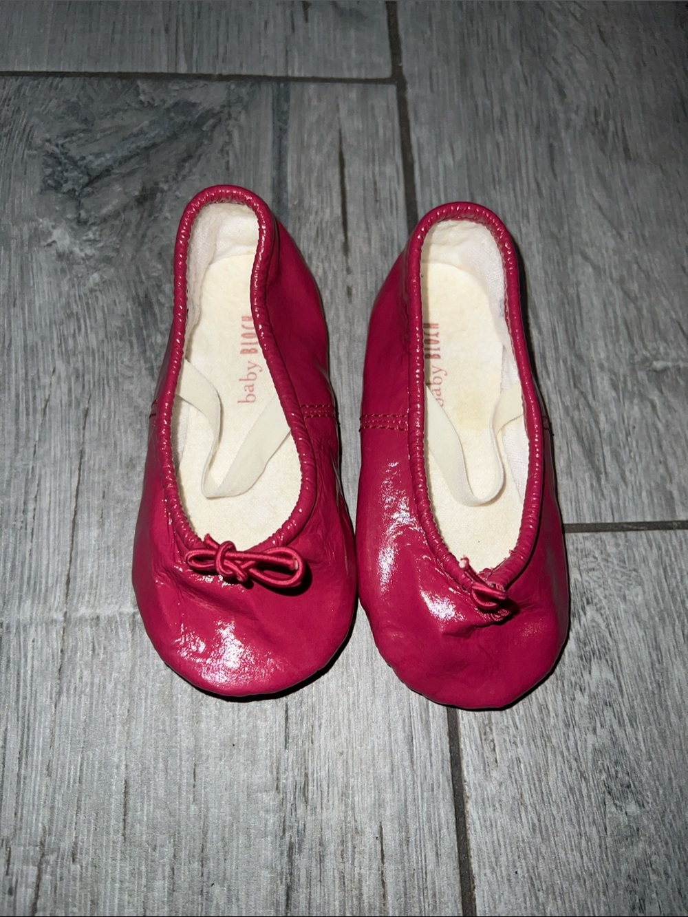 GAP Pink Leather Baby Ballet Flats